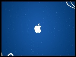 Tło, Logo, Apple, Niebieskie